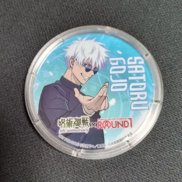 ROUND1 주술회전 콜라보 고죠 사토루 아크릴 코스터