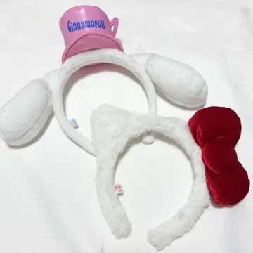 산리오 퓨로랜드 머리띠 시나몬 키티