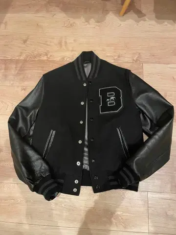 BKc 바시티 자켓 블랙 S