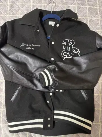 MONO-MART 바시티 자켓 M 블랙