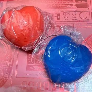 B'z 비즈 FYOP 가챠 릴렉세이션 하트 레드 블루