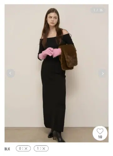 즉완 SNIDEL 택 포함 새상품 오프숄더 I라인 니트 원피스