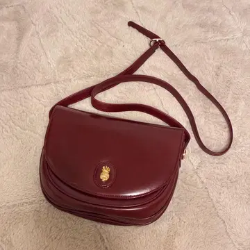 와코 긴자 WAKO 와인 레드 골드 가죽