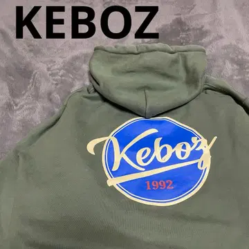 Keboz 후드티 올리브 그린 빅 로고 L