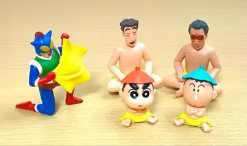 [ 컴플리트 세트 ] 짱구는 못말려(크레용 신짱) 사우나 캡슐 토이 가챠