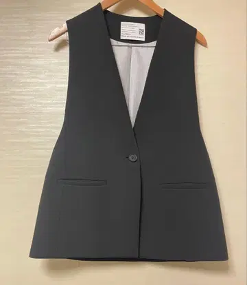 택 포함 새상품 파시오네 passione 블랙 베스트 38사이즈