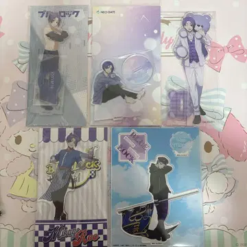 블루 록 아크릴 스탠드 미카게 레오 5세트