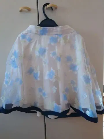 꽃무늬 플레어 스커트