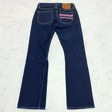 모모타로 진즈 부츠컷 데님 인디고 일본제 아카미미 S사이즈