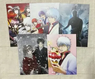 극장판 은혼 완결편 만사옥은 영원하라 완전 생산 한정판 핀업 5장