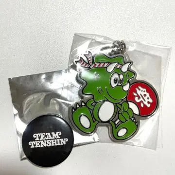 케랩 메탈 키링 TEAM TENSHIN 캔뱃지 2개 세트