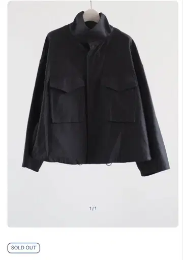 Americana M65 타입 크롭 블루종