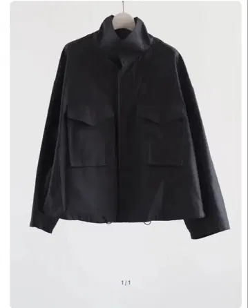 Americana M65 타입 크롭 블루종