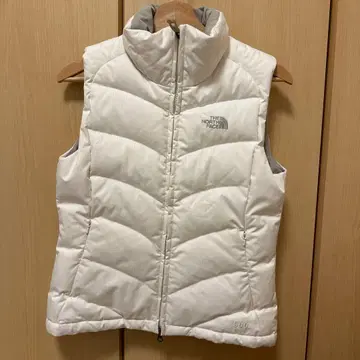 THE NORTH FACE 화이트 다운 베스트 XS