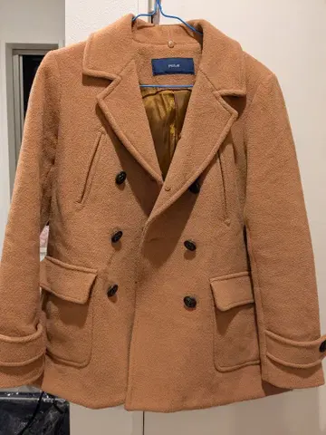 SHEINAR 카멜 플리스 피 코트