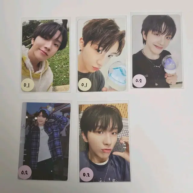 보넥도 운학 포카 쁘넥도 원더풀데이 응원봉 콜렉티드북2