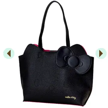 레어 sanrio 정품 Hello Kitty 가죽 토트백