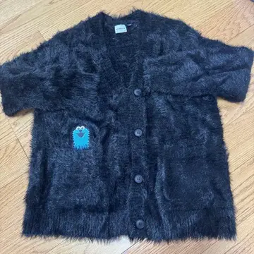 GU 퍼펫 스 오버 사이즈 가디건 M 블랙