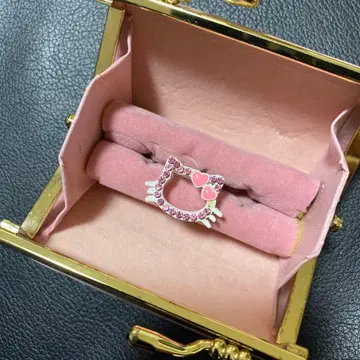 헤이세이 레트로 키티 반지