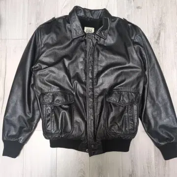 A-2 가죽 자켓 블랙