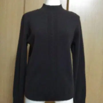 마부치 캐시미어 하이넥 케이블 니트 스웨터 캐시미어 100%