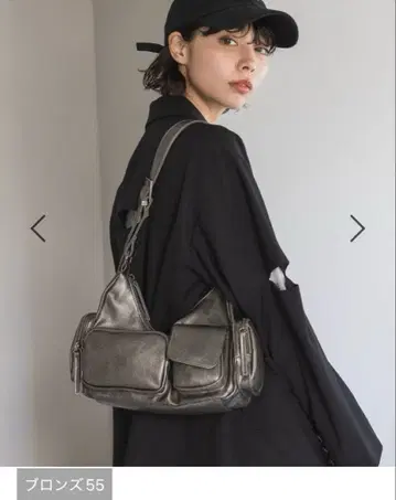 PAGEBOY 아웃 포켓 BAG 브론즈
