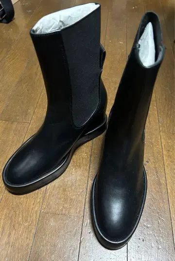 JVAM 웨지솔 사이드 고어 부츠