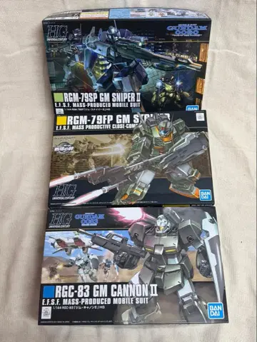[ 미조립 ] HG 짐 캐논 2 짐 스트라이커 짐 스나이퍼 2 3종 세트