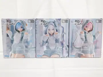 리제로 Yumemirize ~모후모후 팩~ 에밀리아 렘 라무 3체 세트