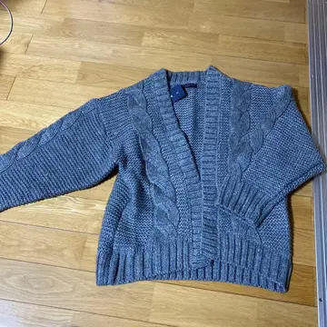 HONEYSUCKLE ROSE 케이블 니트 가디건 M