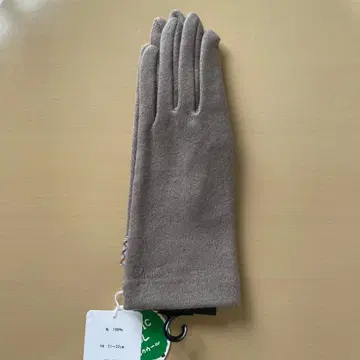 DAKS 로고 자수 장갑 그로브 울