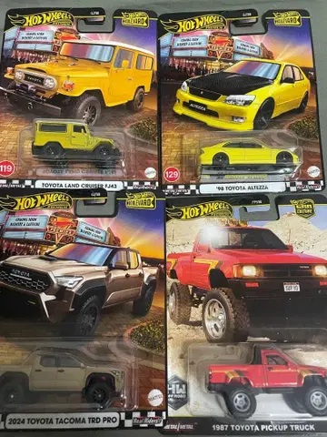 핫휠 프리미엄 토요타 계열 4대 세트