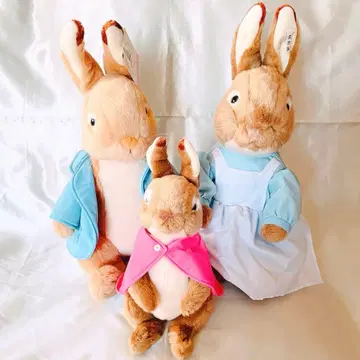 [ 미사용 택 포함 ] 피터 래빗 봉제 인형 3세트 토끼 토끼