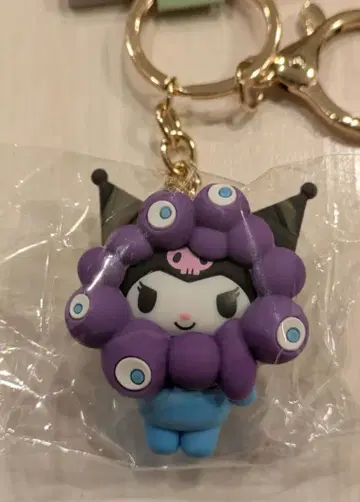 오사카 간사이 만박 입체 마스코트 파스텔 컬러 키링 [ 쿠로미 ]