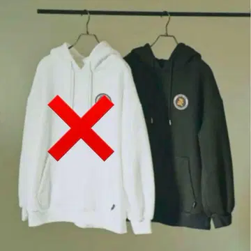 Bokanii 와펜 후디 후드티 블랙