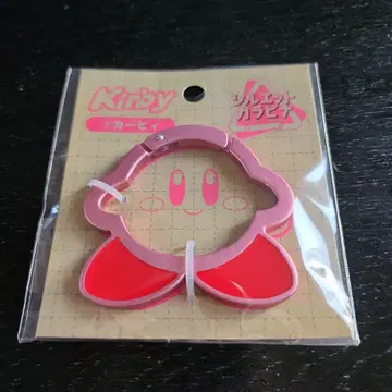 별의 커비 실루엣 카라비너