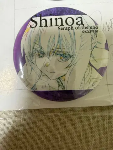 WIT STUDIO 캔뱃지 컬렉션 종말의 세라프 히이라기 시노아