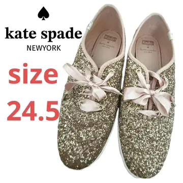 케이트 스페이드 Keds 스니커즈 라메 핑크
