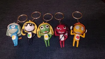 개구리 중사 케로로 얼굴이 변하는 키링 5개 세트