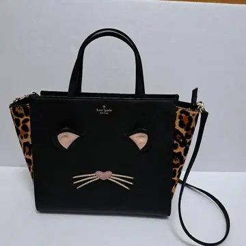 kate spade 고양이 얼굴 디자인 숄더백