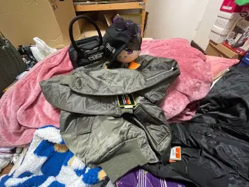 MA-1 카키 안감 오렌지 GEAR TREK 3L