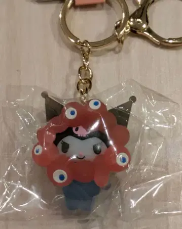 오사카 간사이 엑스포 입체 마스코트 클리어 컬러 키링 [ 쿠로미 ]