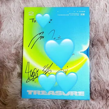 [ 익명 배송 ] TREASURE 친필 사인 앨범