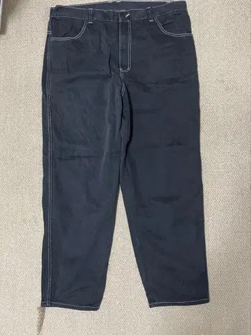 80년대 후반! 스컬 스케이트! 빈티지! 블랙 데님 팬츠 캐나다제 XL