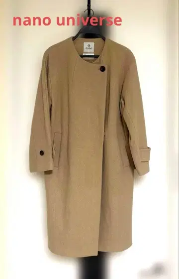 nano universe 롱 코트 노카라 코트 38