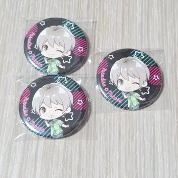 Paradise DMM 스크래치 캔뱃지 타카라 3개 세트