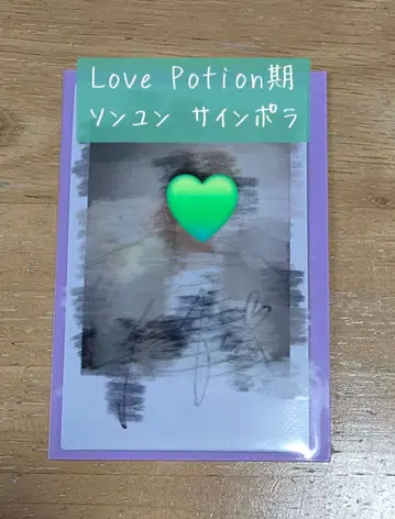 n.SSign 손윤 사인 폴라로이드 5장