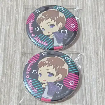 Paradise DMM 스크래치 캔뱃지 2개 세트 시마다