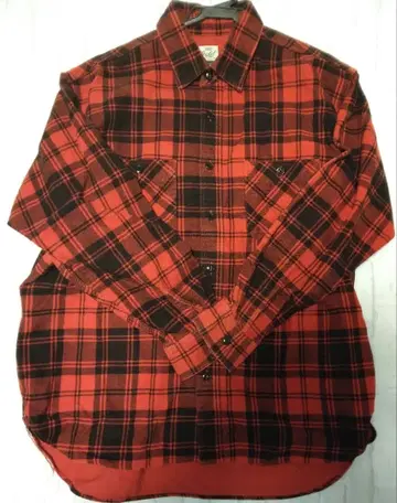 GOLD 코튼 플란넬 체크 빅 워크 셔츠 GL27679 M 사이즈