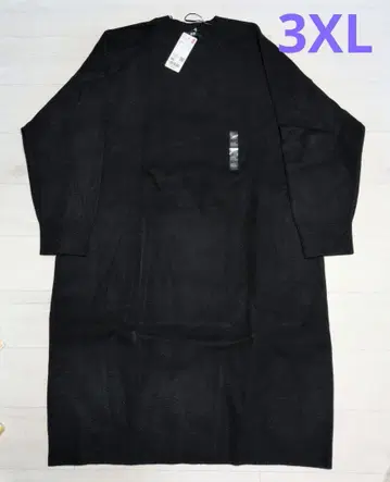 유니클로 수플레 스무스 원피스 3XL 빅 사이즈 블랙